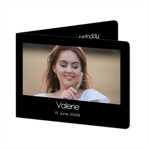 Gevouwen Kaart liggend met ronde hoeken 14,3 x 10 cm Gevouwen Kaart liggend met ronde hoeken 14,3 x 10 cm