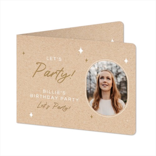 Folded card landscape rounded corners 14,3 x 10 cm Folded card landscape rounded corners 14,3 x 10 cm