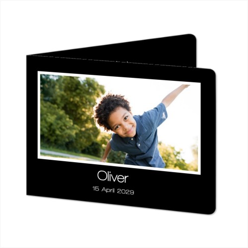 Folded card landscape rounded corners 14,3 x 10 cm Folded card landscape rounded corners 14,3 x 10 cm