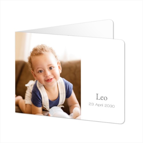 Faire-part 2 volets Paysage coins arrondis 14,3 x 10 cm Faire-part 2 volets Paysage coins arrondis 14,3 x 10 cm