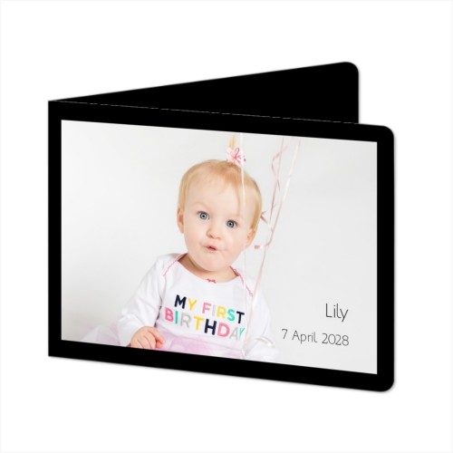 Folded card landscape rounded corners 14,3 x 10 cm Folded card landscape rounded corners 14,3 x 10 cm