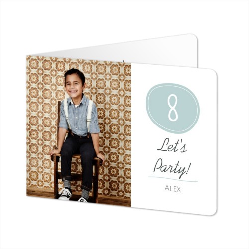 Falt-Grusskarte Querformat mit abgerundeten Ecke 14,3 x 10 cm