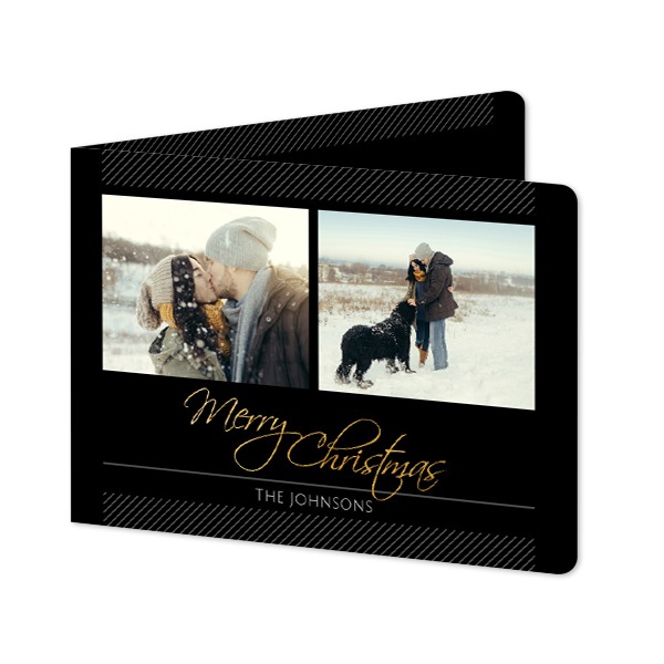 Doble Fotokort Liggende runde hjørner 14,3 x 10 cm