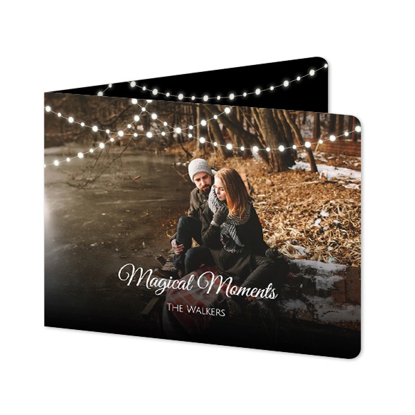 Gevouwen Kaart liggend met ronde hoeken 14,3 x 10 cm Gevouwen Kaart liggend met ronde hoeken 14,3 x 10 cm