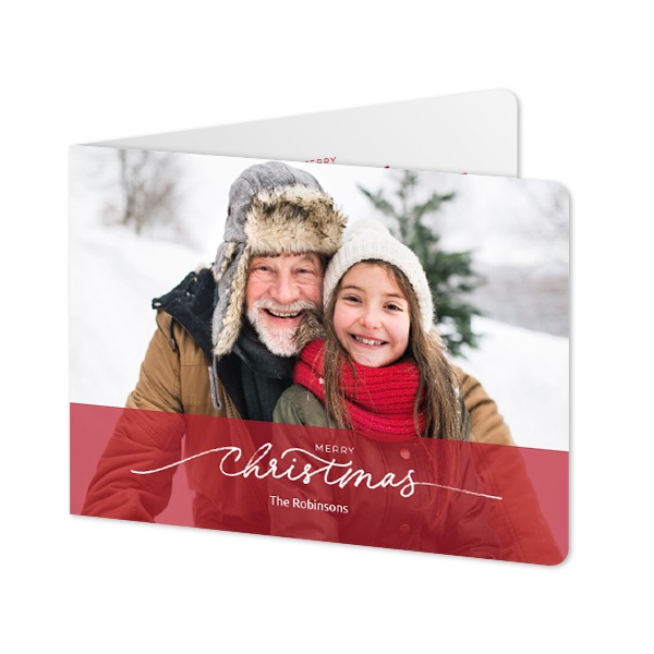 Folded card landscape rounded corners 14,3 x 10 cm Folded card landscape rounded corners 14,3 x 10 cm