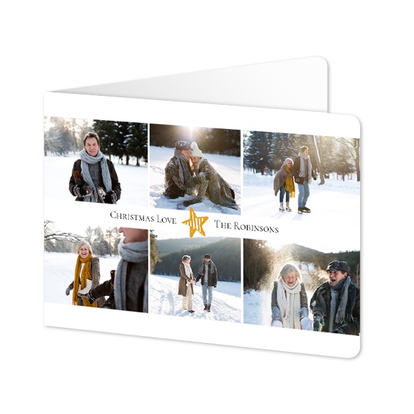 Folded card landscape rounded corners 14,3 x 10 cm Folded card landscape rounded corners 14,3 x 10 cm