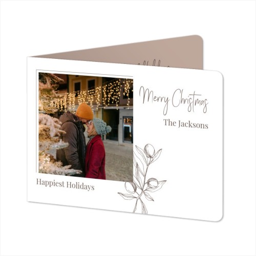 Folded card landscape rounded corners 14,3 x 10 cm Folded card landscape rounded corners 14,3 x 10 cm