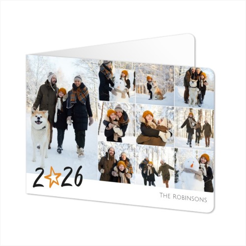 Folded card landscape rounded corners 14,3 x 10 cm Folded card landscape rounded corners 14,3 x 10 cm