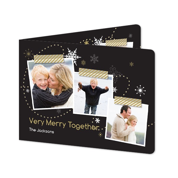 Gevouwen wenskaart liggend met ronde hoeken 14,3 x 10 cm Gevouwen wenskaart liggend met ronde hoeken 14,3 x 10 cm