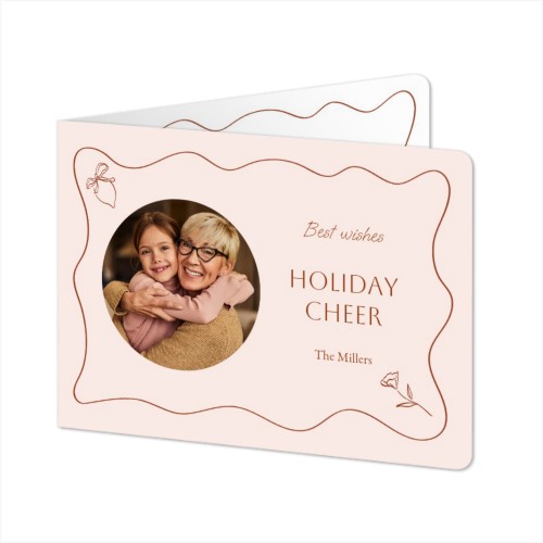 Folded card landscape rounded corners 14,3 x 10 cm Folded card landscape rounded corners 14,3 x 10 cm