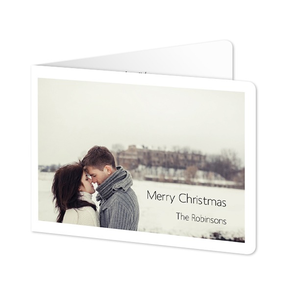 Folded card landscape rounded corners 14,3 x 10 cm Folded card landscape rounded corners 14,3 x 10 cm