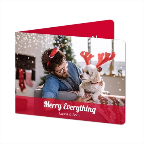 Faire-part 2 volets Paysage coins arrondis 14,3 x 10 cm Faire-part 2 volets Paysage coins arrondis 14,3 x 10 cm