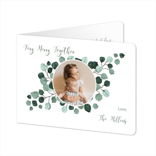 Gevouwen wenskaart liggend met ronde hoeken 14,3 x 10 cm Gevouwen wenskaart liggend met ronde hoeken 14,3 x 10 cm