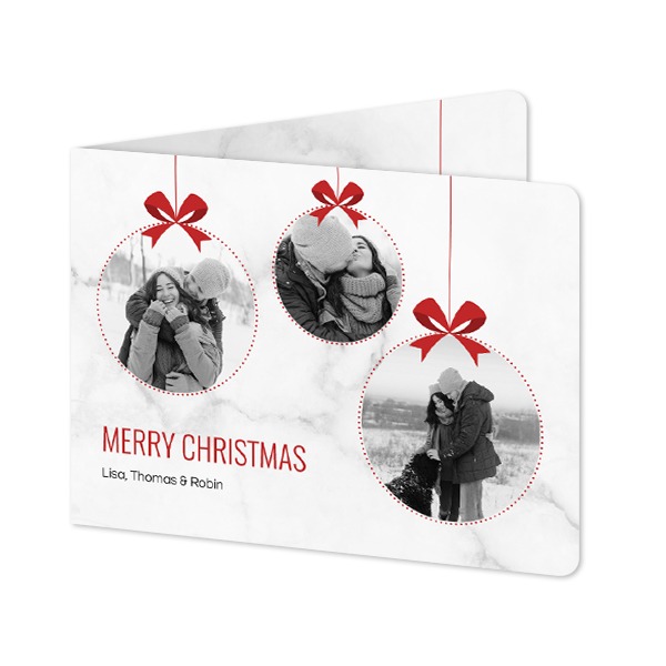 Gevouwen Kaart liggend met ronde hoeken 14,3 x 10 cm Gevouwen Kaart liggend met ronde hoeken 14,3 x 10 cm