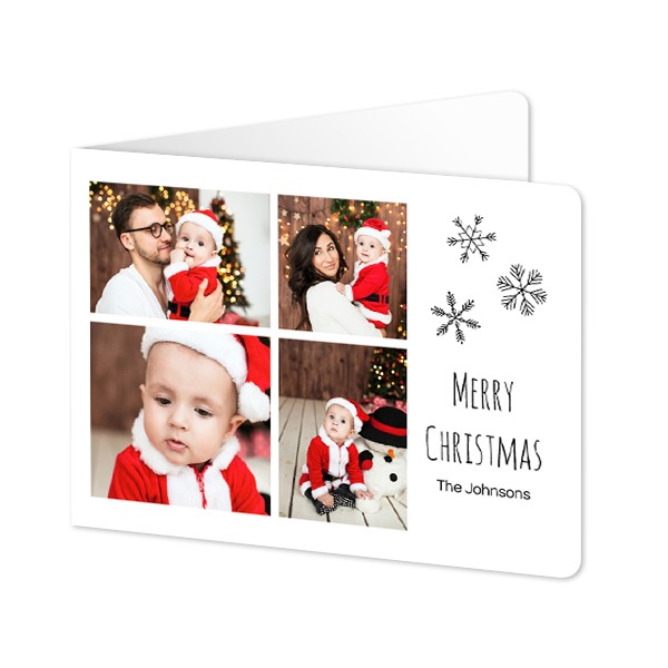 Folded card landscape rounded corners 14,3 x 10 cm Folded card landscape rounded corners 14,3 x 10 cm