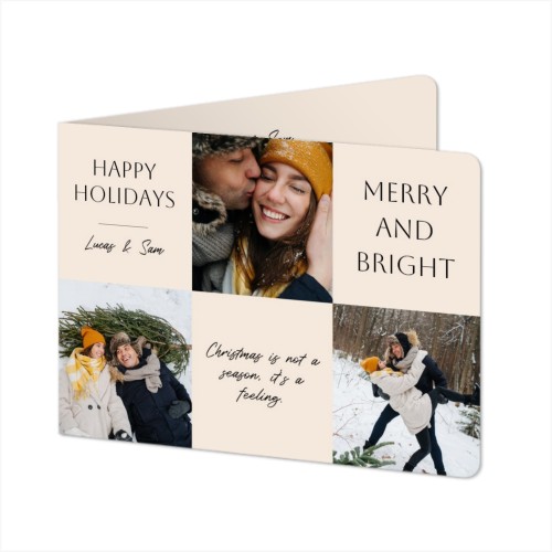 Faire-part 2 volets Paysage coins arrondis 14,3 x 10 cm Faire-part 2 volets Paysage coins arrondis 14,3 x 10 cm