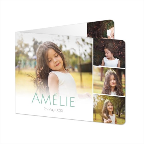 Vikta Fotokort Liggande rundade hörn 14,3 x 10 cm