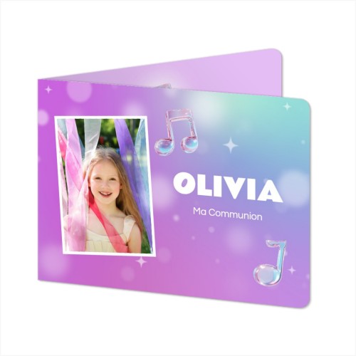 Holographic Music Notes