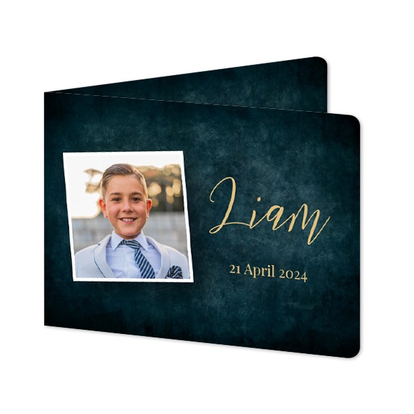 Doble Fotokort Liggende runde hjørner 14,3 x 10 cm