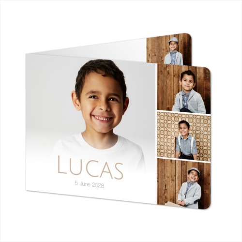 Gevouwen Kaart liggend met ronde hoeken 14,3 x 10 cm Gevouwen Kaart liggend met ronde hoeken 14,3 x 10 cm