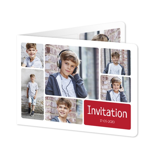 Gevouwen wenskaart liggend met ronde hoeken 14,3 x 10 cm Gevouwen wenskaart liggend met ronde hoeken 14,3 x 10 cm