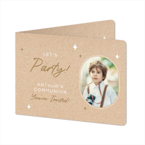 Doble Fotokort Liggende runde hjørner 14,3 x 10 cm