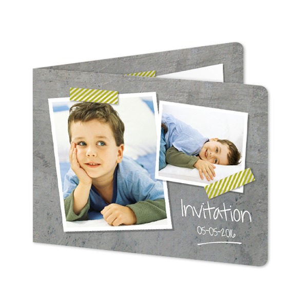 Foldede Fotokort landskab runde hjørner 14,3 x 10 cm