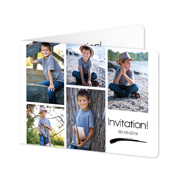 Folded card landscape rounded corners 14,3 x 10 cm Folded card landscape rounded corners 14,3 x 10 cm