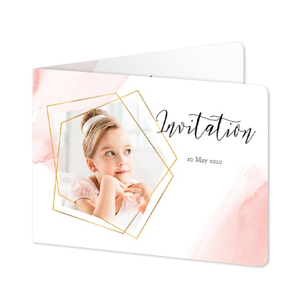 Foldede Fotokort landskab runde hjørner 14,3 x 10 cm Foldede Fotokort landskab runde hjørner 14,3 x 10 cm