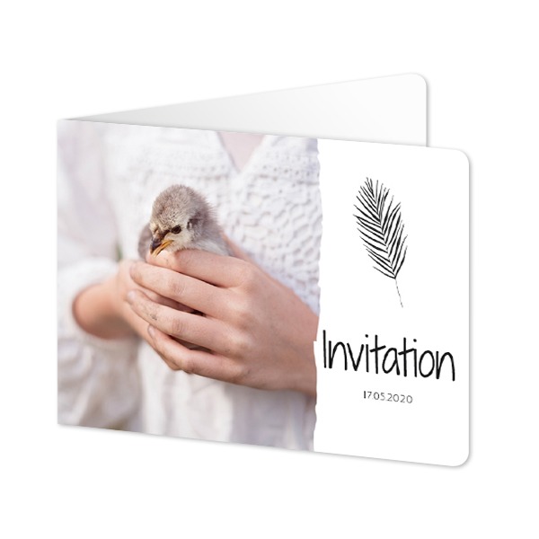 Foldede Fotokort landskab runde hjørner 14,3 x 10 cm Foldede Fotokort landskab runde hjørner 14,3 x 10 cm