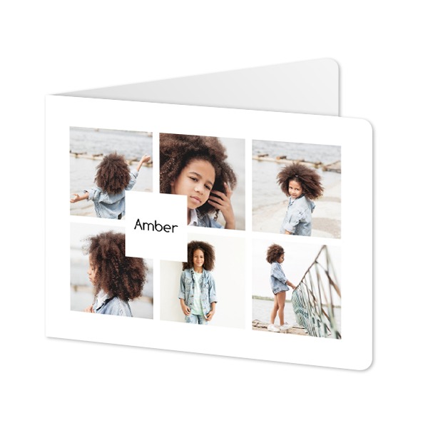 Foldede Fotokort landskab runde hjørner 14,3 x 10 cm Foldede Fotokort landskab runde hjørner 14,3 x 10 cm