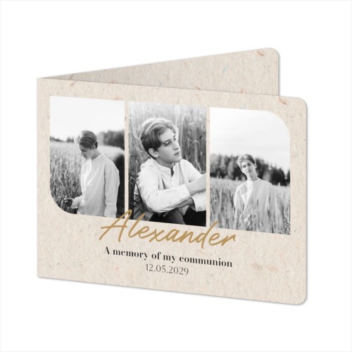 Folded card landscape rounded corners 14,3 x 10 cm Folded card landscape rounded corners 14,3 x 10 cm