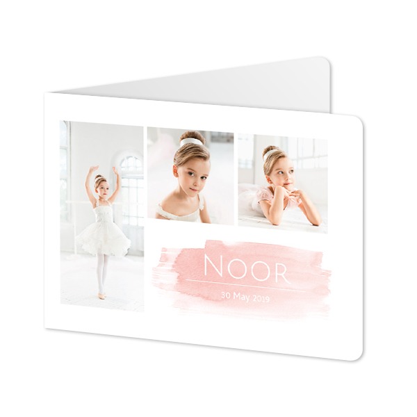 Foldede Fotokort landskab runde hjørner 14,3 x 10 cm