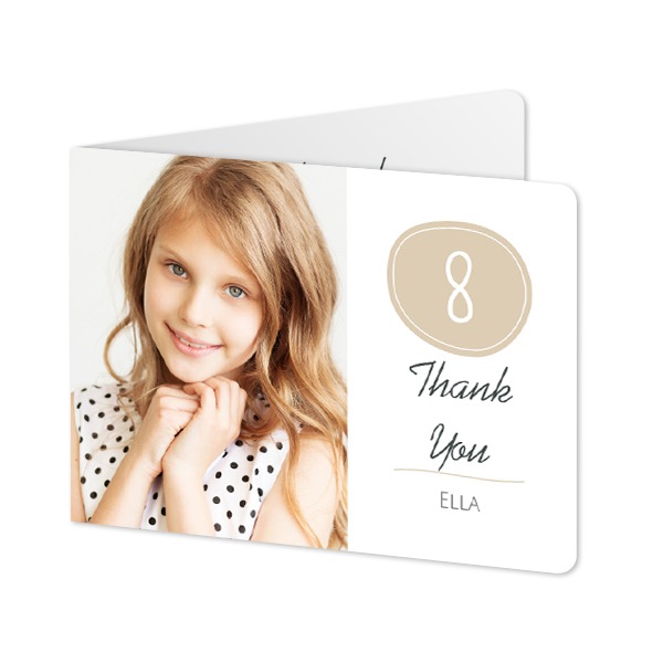 Faire-part 2 volets Paysage coins arrondis 14,3 x 10 cm