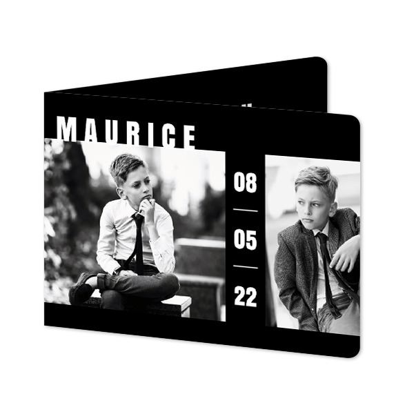 Foldede Fotokort landskab runde hjørner 14,3 x 10 cm
