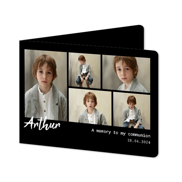 Foldede Fotokort landskab runde hjørner 14,3 x 10 cm Foldede Fotokort landskab runde hjørner 14,3 x 10 cm