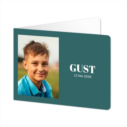 Gevouwen Kaart liggend met ronde hoeken 14,3 x 10 cm Gevouwen Kaart liggend met ronde hoeken 14,3 x 10 cm