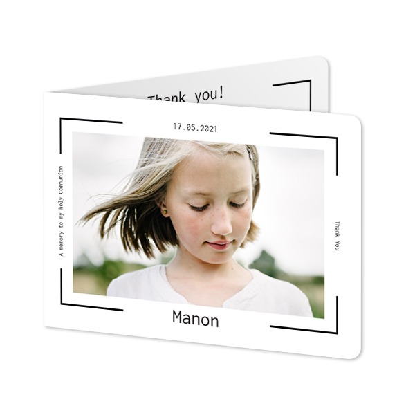 Faire-part 2 volets Paysage coins arrondis 14,3 x 10 cm Faire-part 2 volets Paysage coins arrondis 14,3 x 10 cm