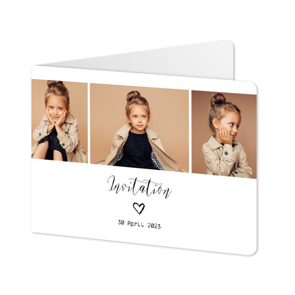 Foldede Fotokort landskab runde hjørner 14,3 x 10 cm Foldede Fotokort landskab runde hjørner 14,3 x 10 cm