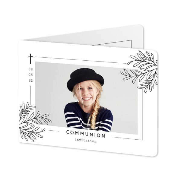 Folded card landscape rounded corners 14,3 x 10 cm Folded card landscape rounded corners 14,3 x 10 cm