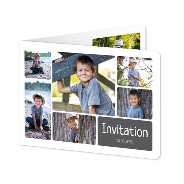 Folded card landscape rounded corners 14,3 x 10 cm Folded card landscape rounded corners 14,3 x 10 cm