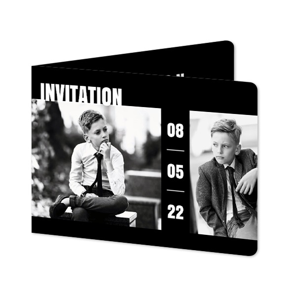Doble Fotokort Liggende runde hjørner 14,3 x 10 cm Doble Fotokort Liggende runde hjørner 14,3 x 10 cm