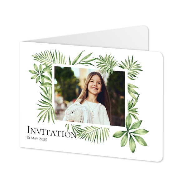 Folded card landscape rounded corners 14,3 x 10 cm Folded card landscape rounded corners 14,3 x 10 cm