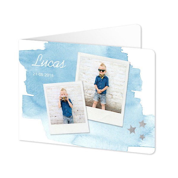 Faire-part 2 volets Paysage coins arrondis 14,3 x 10 cm Faire-part 2 volets Paysage coins arrondis 14,3 x 10 cm
