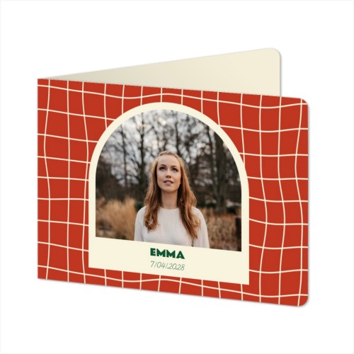 Faire-part 2 volets Paysage coins arrondis 14,3 x 10 cm Faire-part 2 volets Paysage coins arrondis 14,3 x 10 cm