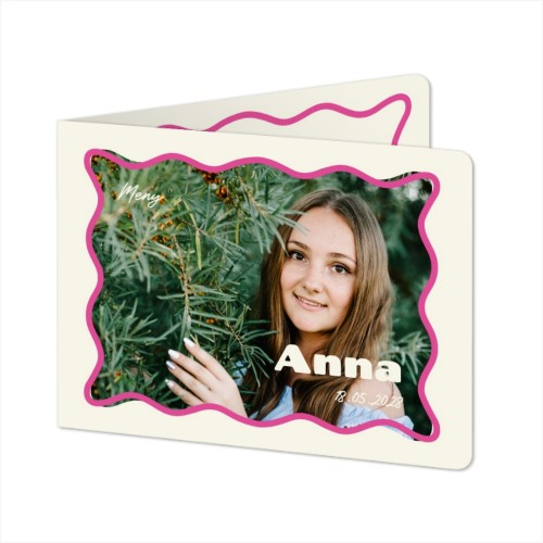 Vikta Fotokort Liggande rundade hörn 14,3 x 10 cm Vikta Fotokort Liggande rundade hörn 14,3 x 10 cm