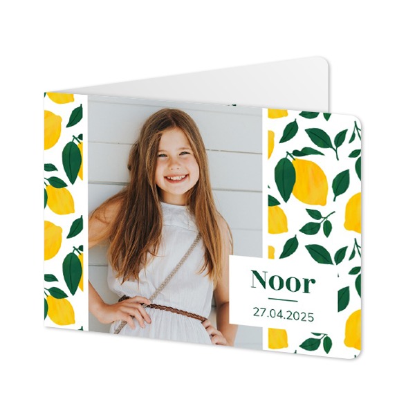 Foldede Fotokort landskab runde hjørner 14,3 x 10 cm