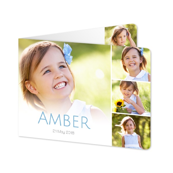 Faire-part 2 volets Paysage coins arrondis 14,3 x 10 cm Faire-part 2 volets Paysage coins arrondis 14,3 x 10 cm