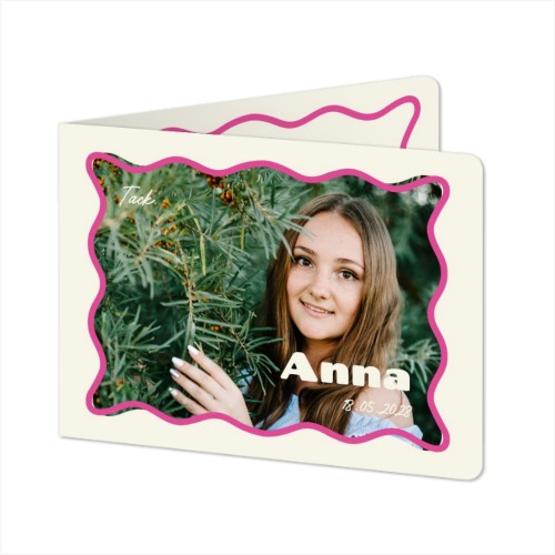 Vikta Fotokort Liggande rundade hörn 14,3 x 10 cm Vikta Fotokort Liggande rundade hörn 14,3 x 10 cm