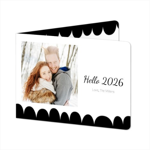 Folded card landscape rounded corners 14,3 x 10 cm Folded card landscape rounded corners 14,3 x 10 cm